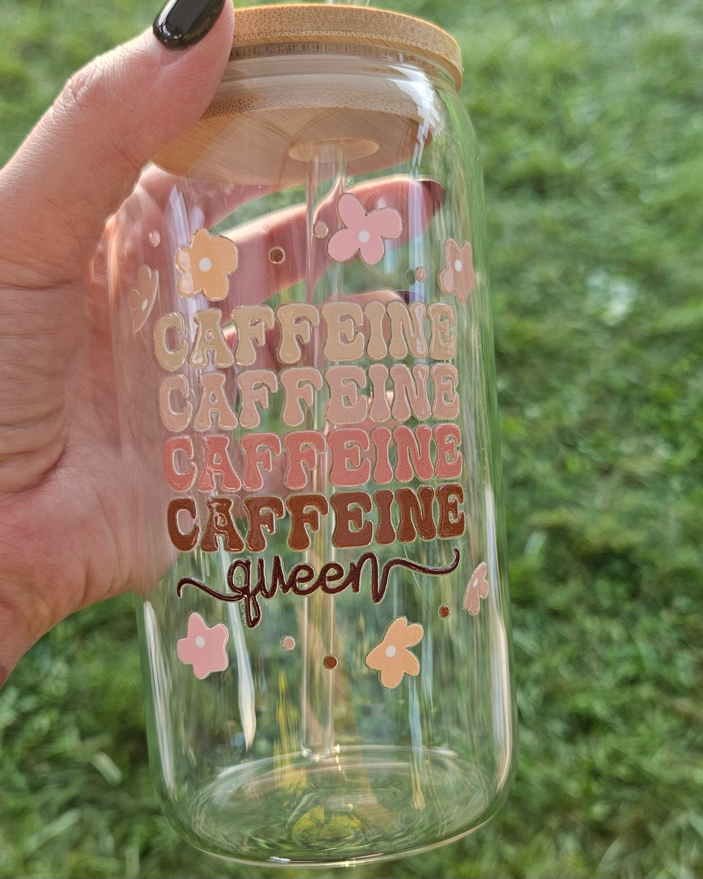 16oz Glass Coffee Cup