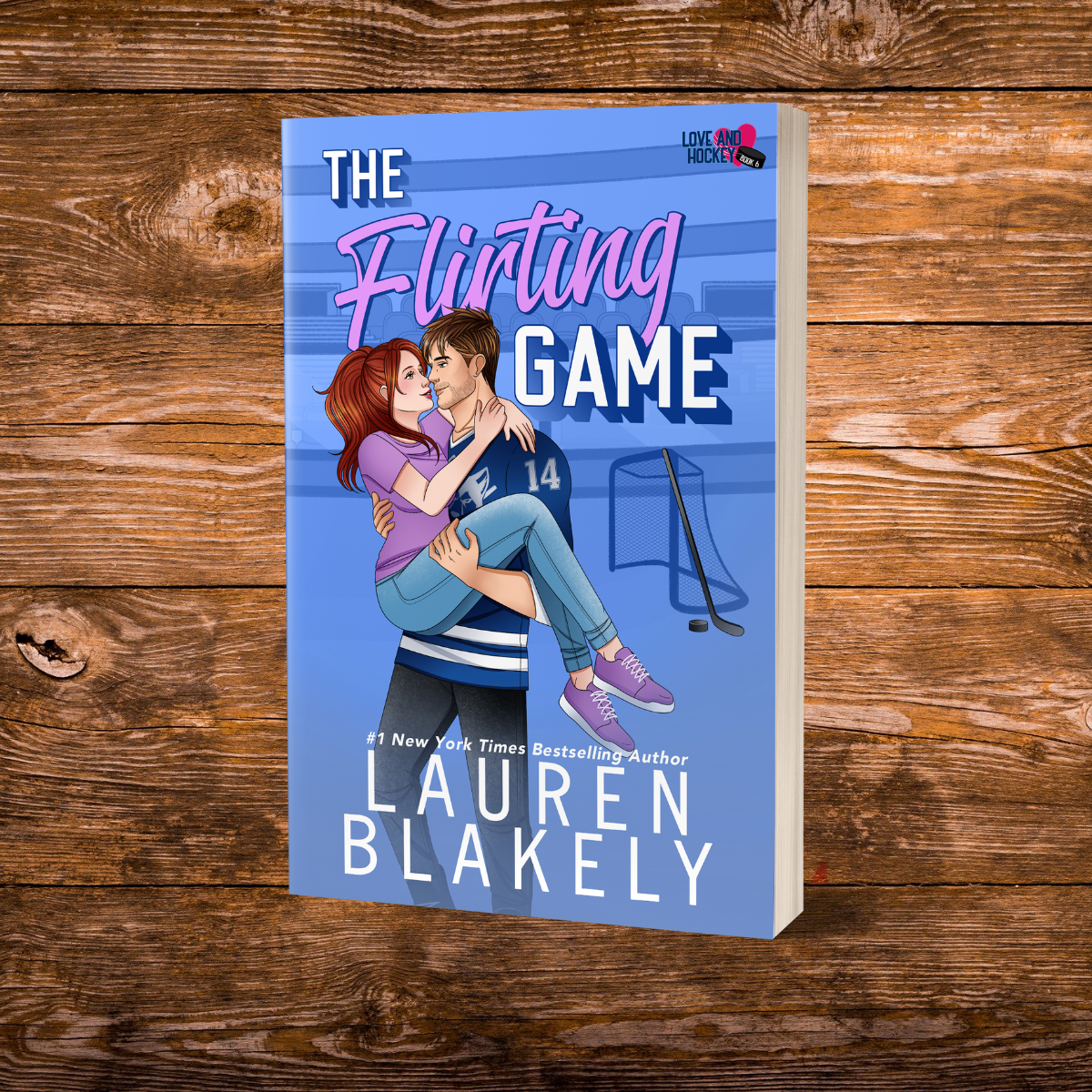 The Flirting Game by Lauren Blakely (signed book plate)