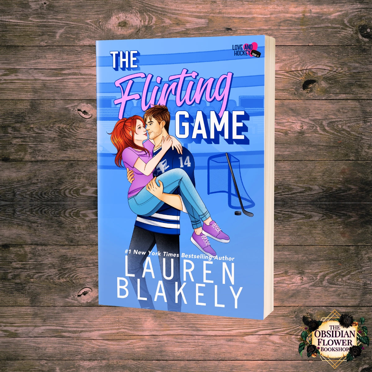 The Flirting Game by Lauren Blakely (signed book plate)