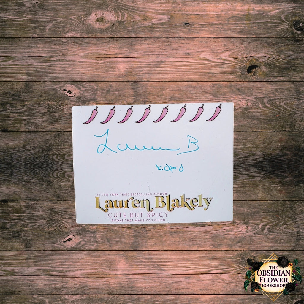 The Flirting Game by Lauren Blakely (signed book plate)