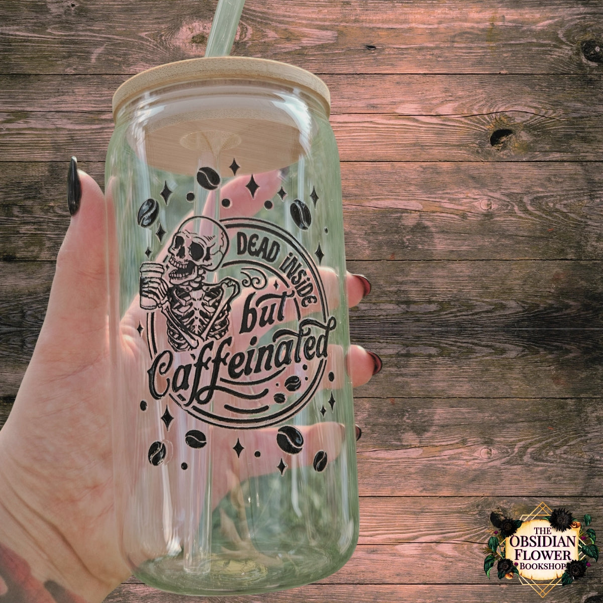 16oz Glass Coffee Cup