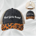 Hot Girls Read Hat (Cheetah Print)