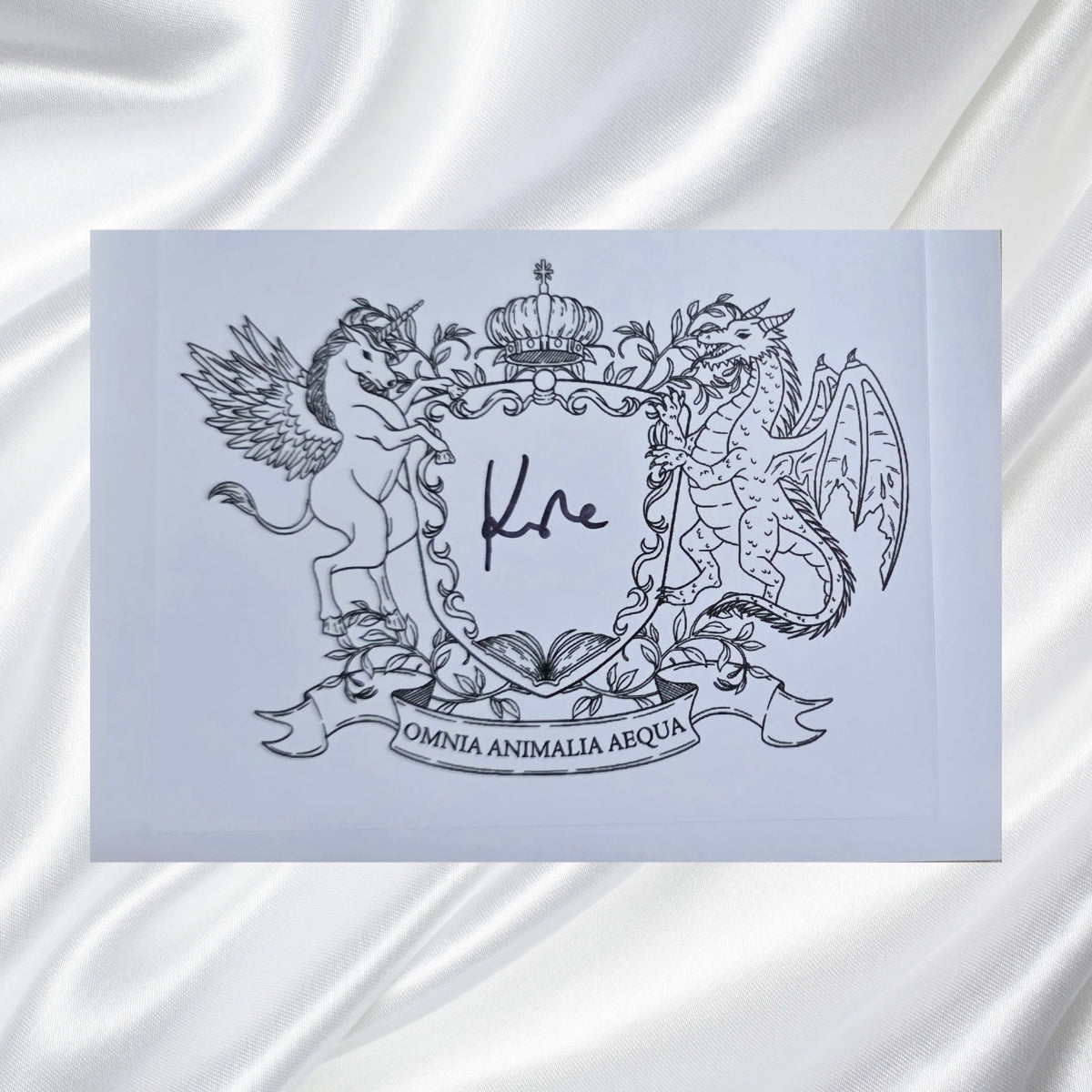 Signed Bookplate: Strange Familiars by Keshe Chow