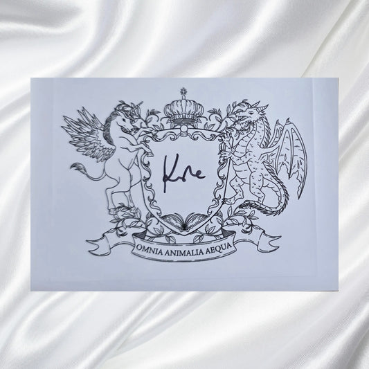 Signed Bookplate: Strange Familiars by Keshe Chow
