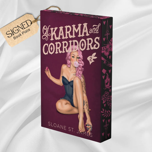 Signed Bookplate: Of Karma & Corridors by Sloane St. James