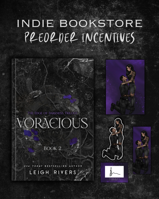 Signed Bookplate: Voracious  by Leigh Rivers